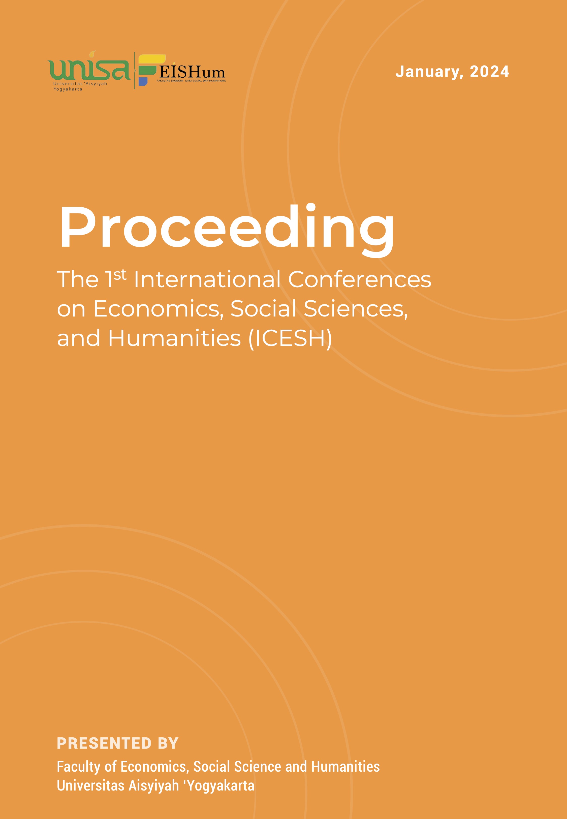 					View Vol. 1 No. 1 (2023): Proceedings of International Conference on Economics, Social Sciences, and Humanities (ICESH)
				